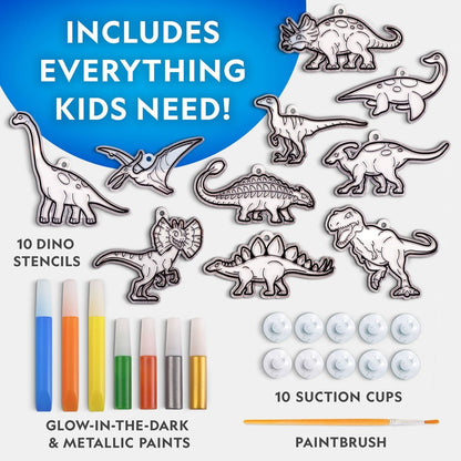 NG GID STAINED GLASS DINOSAURS - Premium for Kids in Qatar | Toysaro.com
