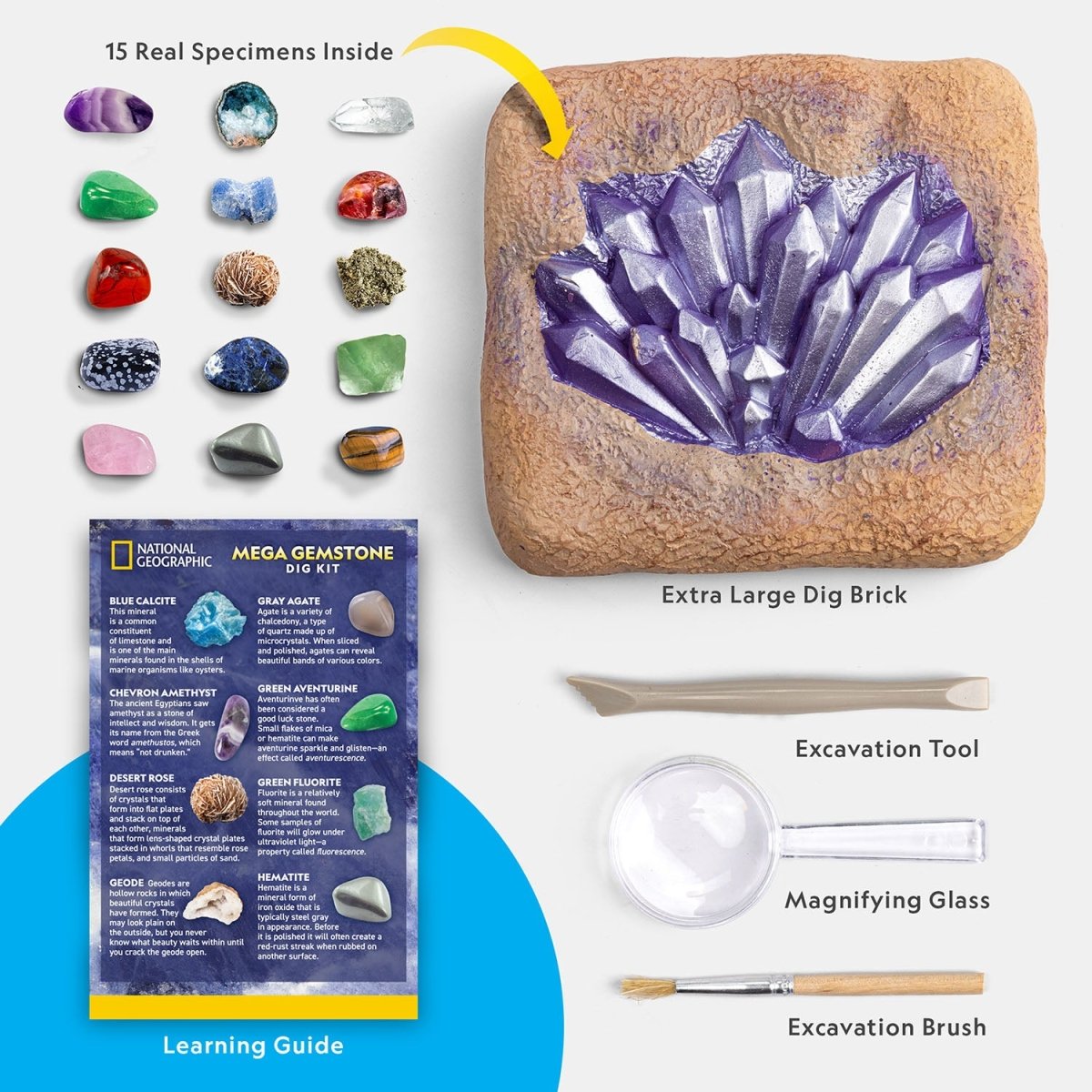 NG MEGA GEMSTONE DIG KIT - Premium for Kids in Qatar | Toysaro.com