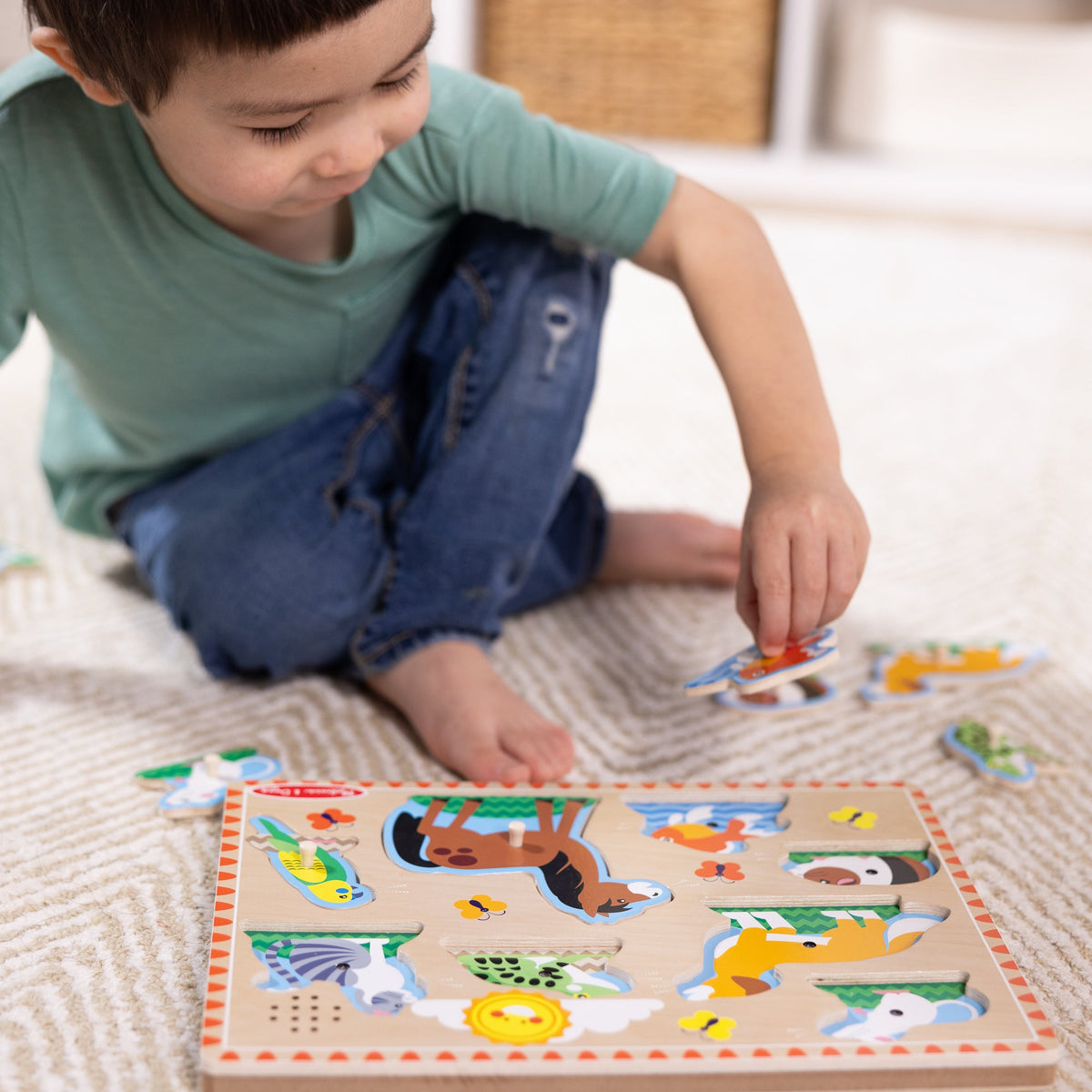 Melissa and Doug Pets Sound Puzzle - Premium for Kids in Qatar | Toysaro.com