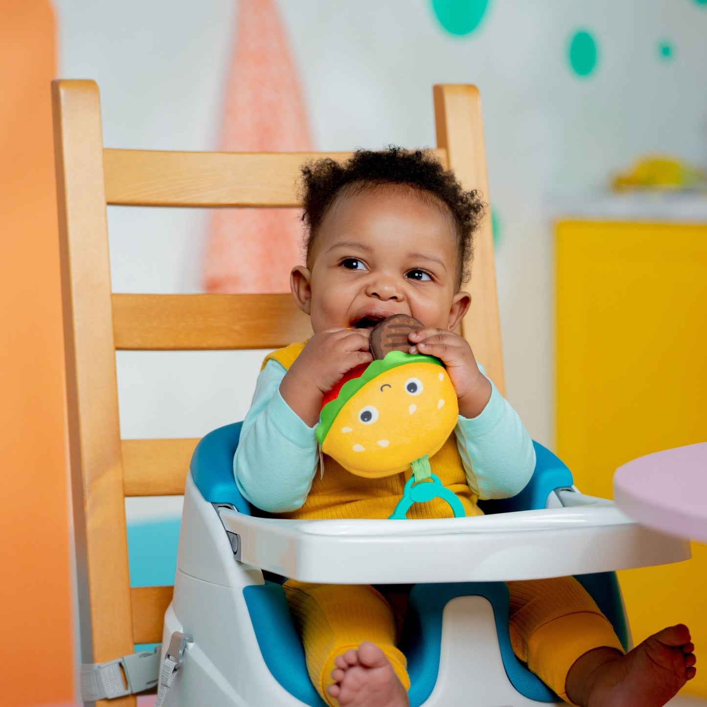 Bright Starts™Say Cheeseburger™ Teether Toy - Premium for Kids in Qatar | Toysaro.com