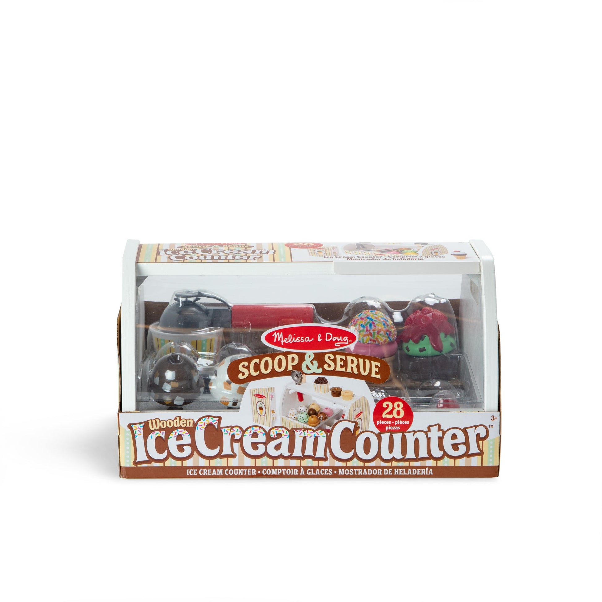 Melissa and Doug Scoop & Serve Ice Cream Counter - Premium for Kids in Qatar | Toysaro.com