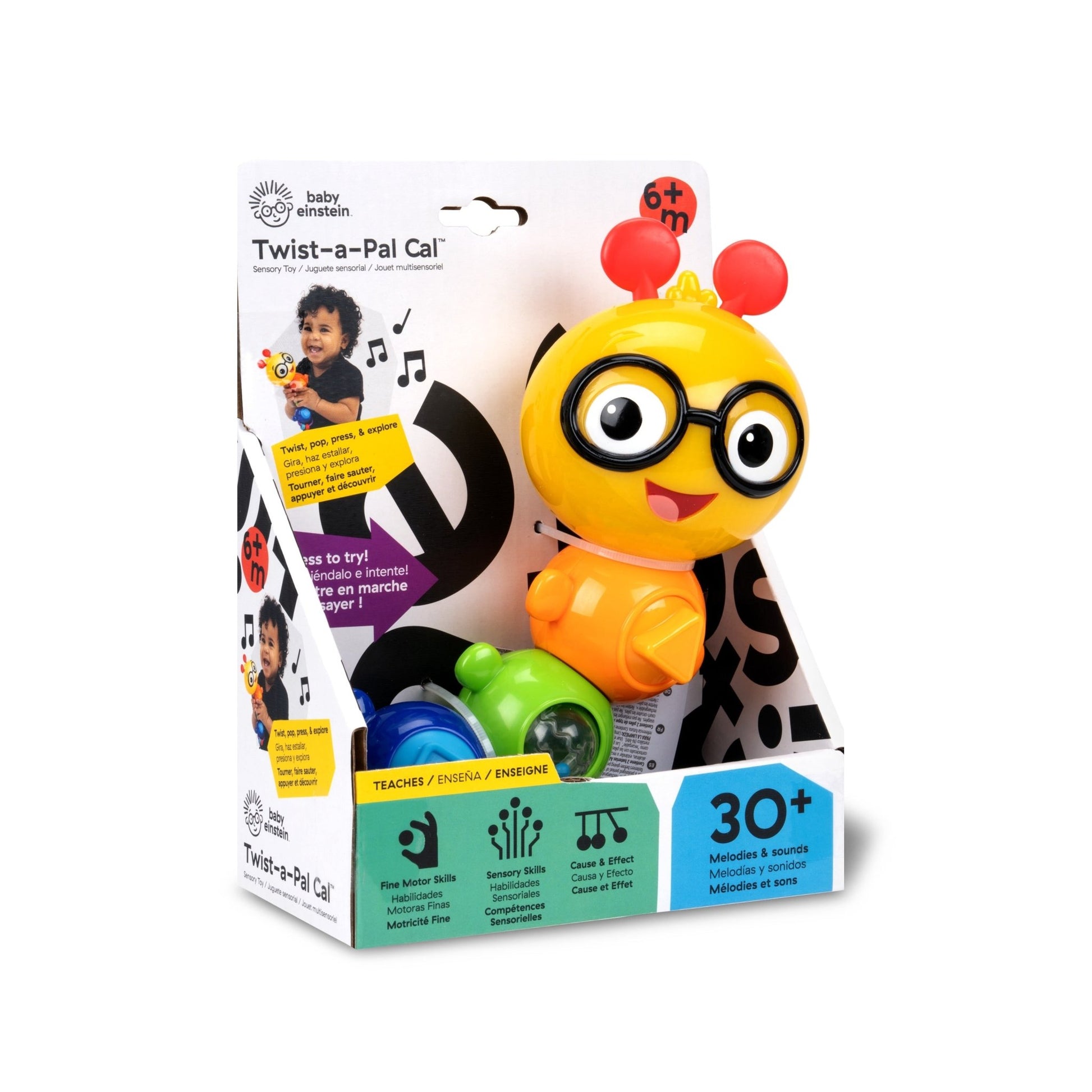 Baby Einstein™ Twist - a - Pal Cal™ Sensory Toy - Premium for Kids in Qatar | Toysaro.com