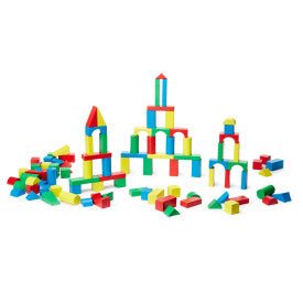 Melissa and Doug 100 Wood Blocks Set - Premium for Kids in Qatar | Toysaro.com