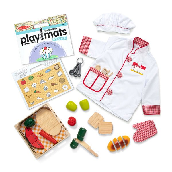 Melissa and Doug Chef Role Play Costume Set - Premium for Kids in Qatar | Toysaro.com