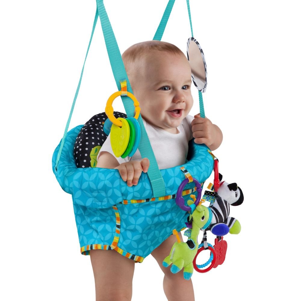 Bright Starts Bounce 'n Spring Deluxe Door Jumper - Premium for Kids in Qatar | Toysaro.com