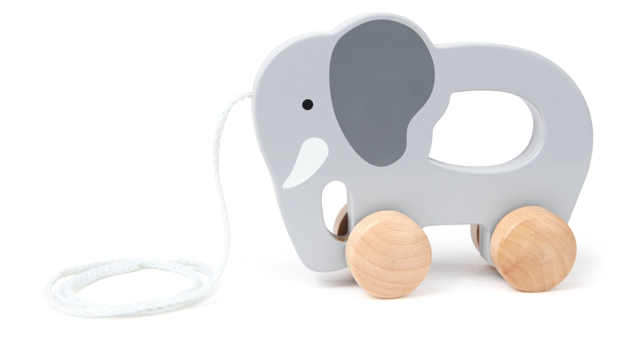 Hape, Elephant Wooden Push And Pull Toddler, Wooden Toys For Walking Toddlers, Interactive Wooden Animal Toy, Educational Pull Along Toy, Hape Toys, FSC Certified Wood - Premium for Kids in Qatar | Toysaro.com