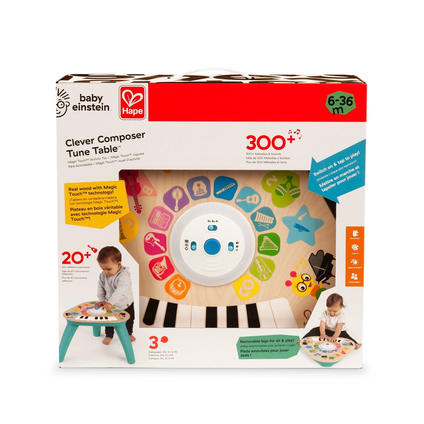 Baby Einstein Clever Composer Tune Table Magic Touch Activity Toy - Premium for Kids in Qatar | Toysaro.com