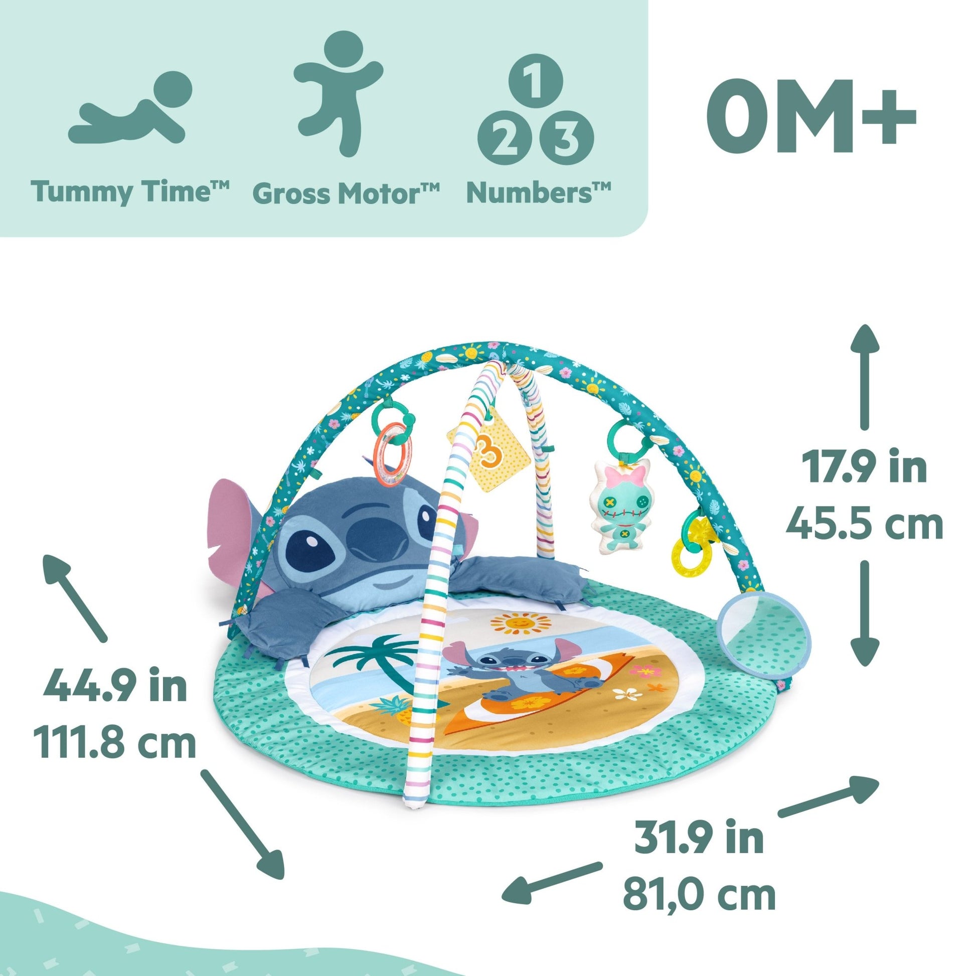 Bright Starts Stitch Party in Paradise™ Activity Gym - Premium for Kids in Qatar | Toysaro.com