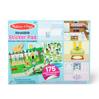 Melissa and Doug Reusable Sticker Pad - Play House - Premium for Kids in Qatar | Toysaro.com