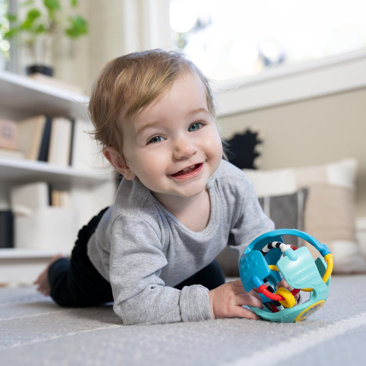 Baby Einstein™ Rattle & Sense™ Sensory Ball - Premium for Kids in Qatar | Toysaro.com