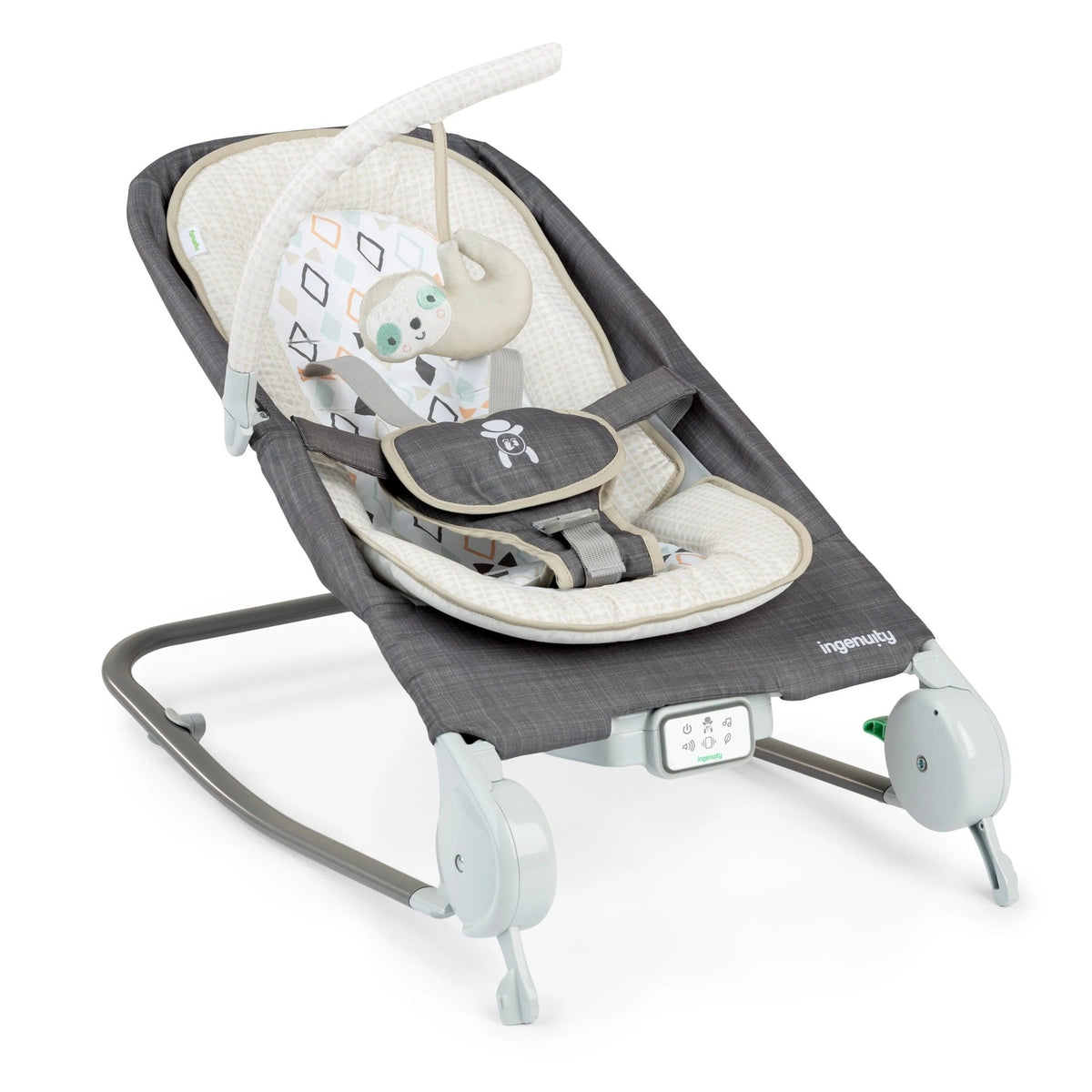Ingenuity™Happy Belly™ Rock - to - Bounce Massage Seat - Parker™ - Premium for Kids in Qatar | Toysaro.com
