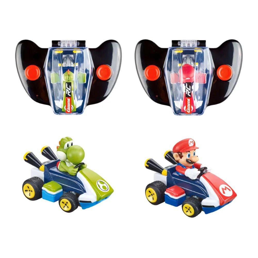 RC MARIO KART MINI MARIO & YOSHI - TWIN PACK - Premium for Kids in Qatar | Toysaro.com