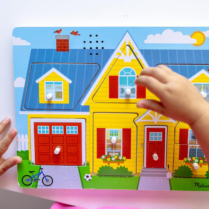 Melissa and Doug Around the House Sound Puzzle - Premium for Kids in Qatar | Toysaro.com