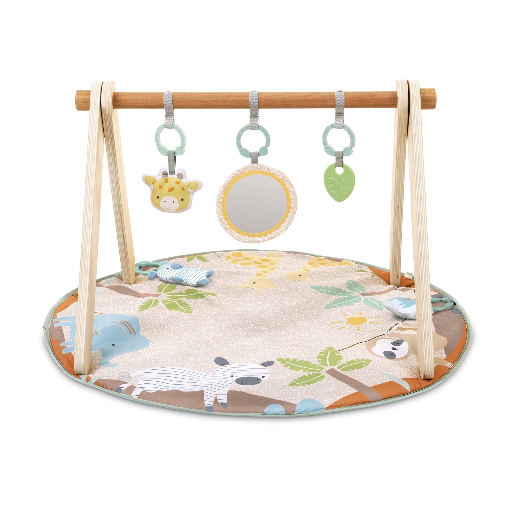 Ingenuity™ Wonder & Wood™ Wooden Toy Arch & Play Mat - Premium for Kids in Qatar | Toysaro.com