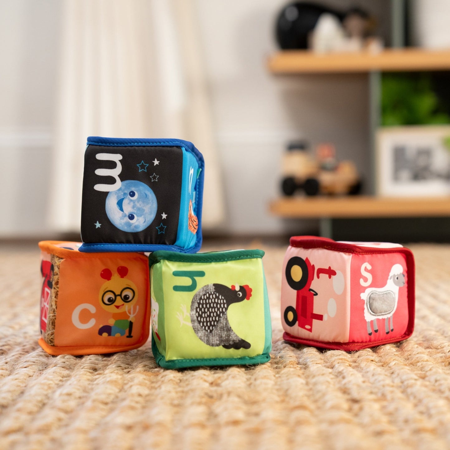 Baby Einstein™ Alpha Stacks™ Soft Blocks - Premium for Kids in Qatar | Toysaro.com