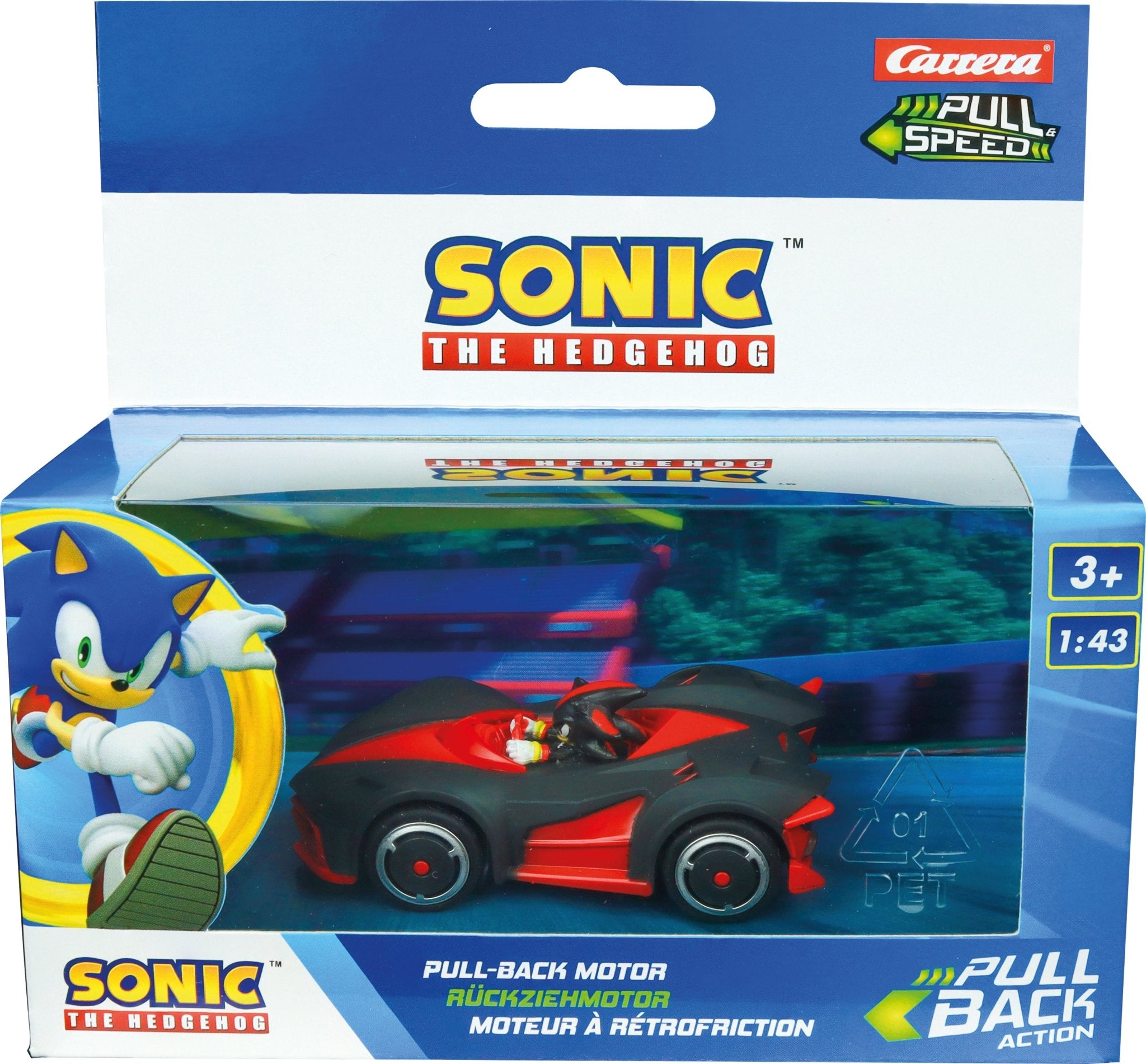 PULL N SPEED SONIC THE HEDGEHOG - Premium for Kids in Qatar | Toysaro.com