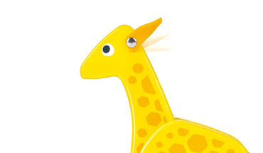 Hape Push and Pull Giraffe Wooden Pull Along Toy - Premium for Kids in Qatar | Toysaro.com