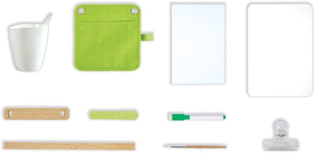 Hape Portable & Eco Friendly Bamboo Easel Arts & Crafts 14pcs - Premium for Kids in Qatar | Toysaro.com