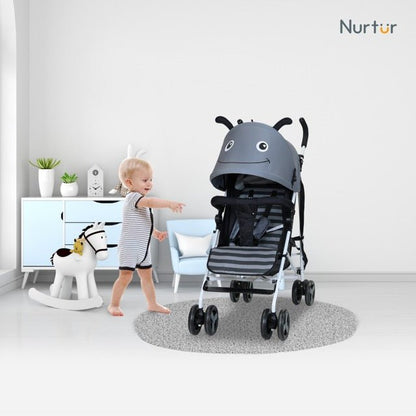 Nurtur Luca Character Baby/Kids Lightweight Stroller 0 36 Months, Storage Basket, Detachable Bumper, 5 Point Safety Harness, Compact Design with shoulder strap - Premium for Kids in Qatar | Toysaro.com