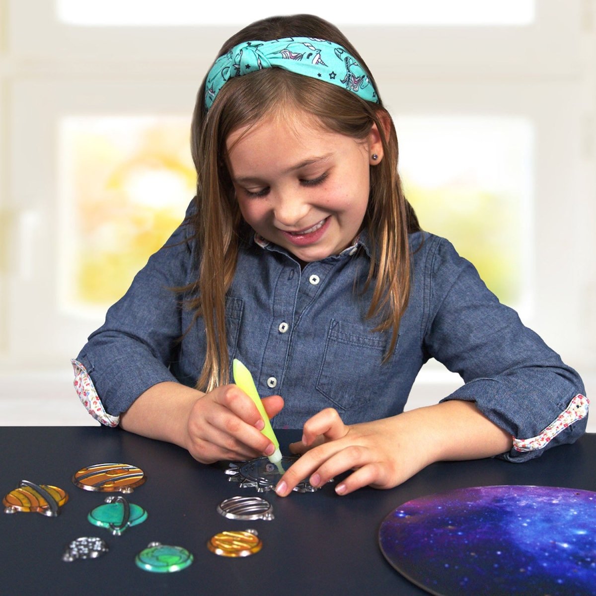NG STAINED GLASS SOLAR SYSTEM CRAFT KIT - Premium for Kids in Qatar | Toysaro.com