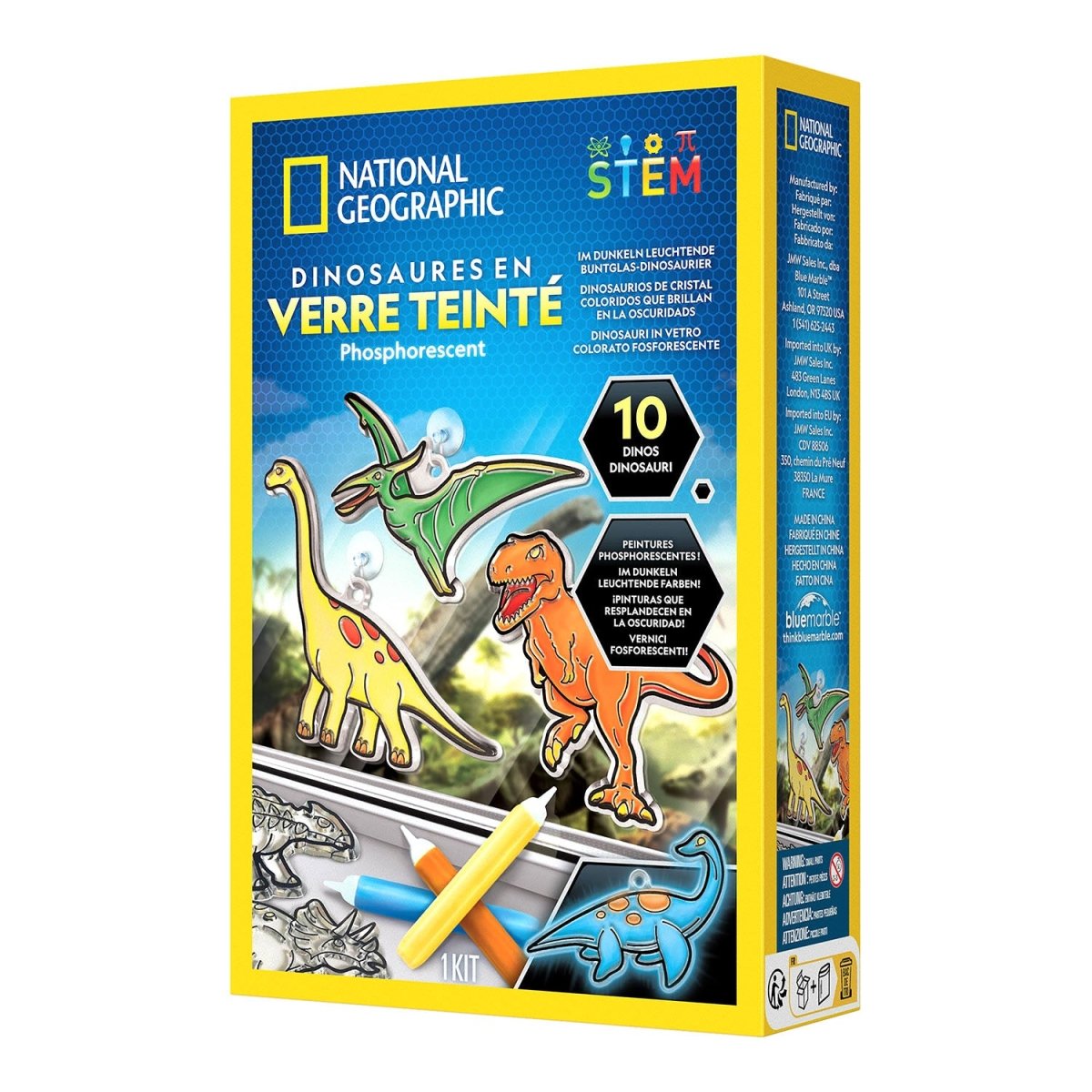NG GID STAINED GLASS DINOSAURS - Premium for Kids in Qatar | Toysaro.com