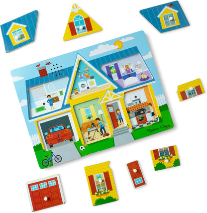 Melissa and Doug Around the House Sound Puzzle - Premium for Kids in Qatar | Toysaro.com