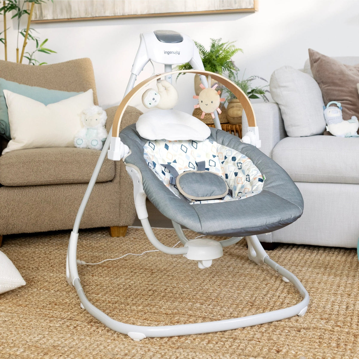 Ingenuity™SimpleComfort™ Compact Soothing Swing - Parker™ - Premium for Kids in Qatar | Toysaro.com
