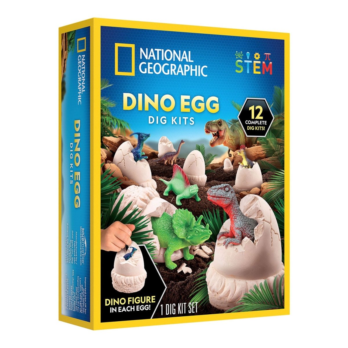 NG DINOSAUR EGG DIG KIT - 12 PCS - Premium for Kids in Qatar | Toysaro.com