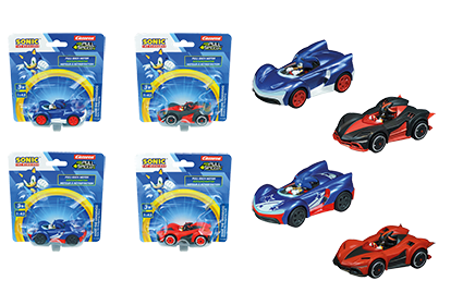 PULL N SPEED SONIC RACING BLISTER - Premium for Kids in Qatar | Toysaro.com