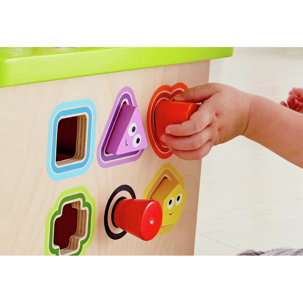 HAPE COUNTRY CRITTERS WOODEN ACTIVITY PLAY CUBE - Premium for Kids in Qatar | Toysaro.com