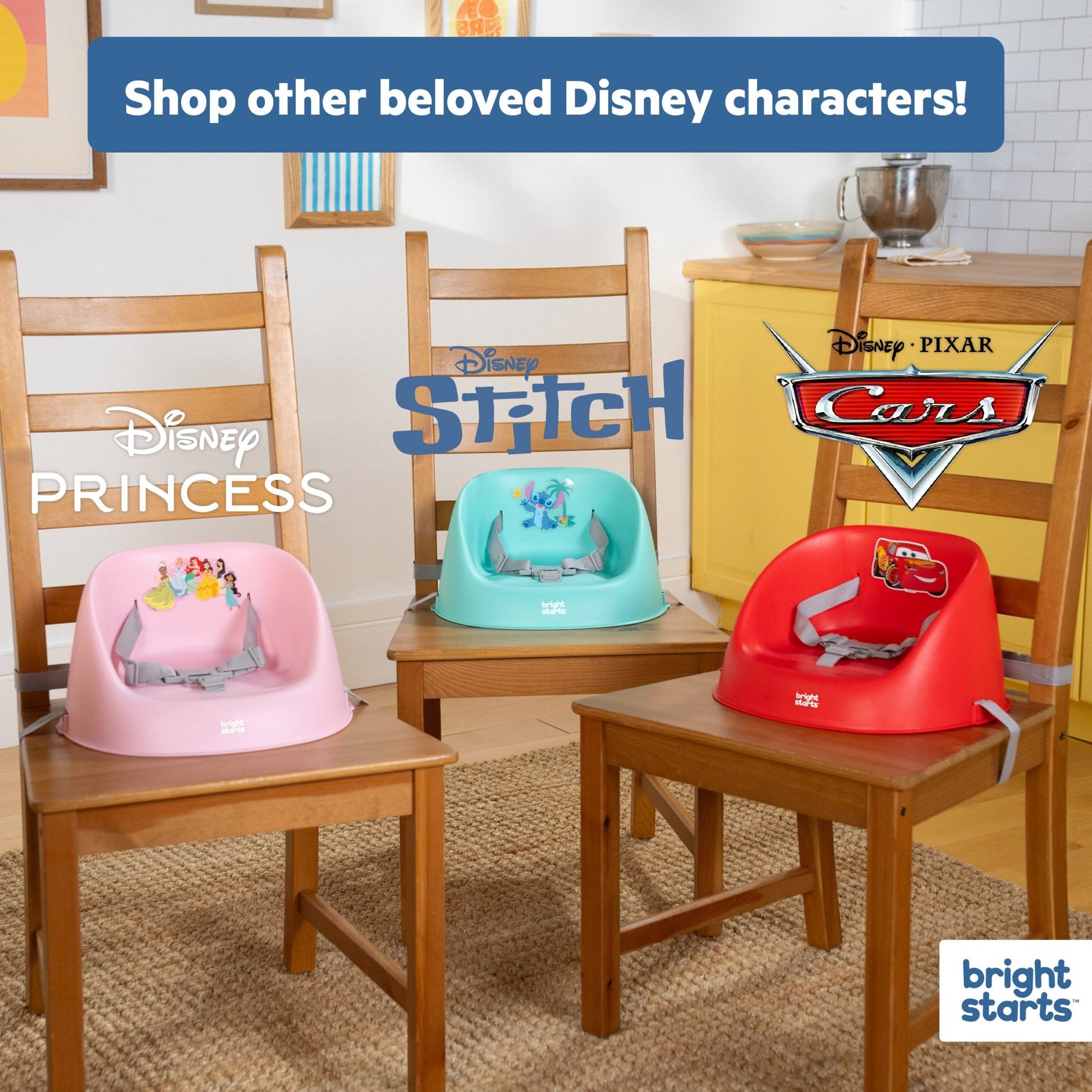 Bright Starts Disney My Spot™ Easy - Clean Booster - Stitch - Premium for Kids in Qatar | Toysaro.com