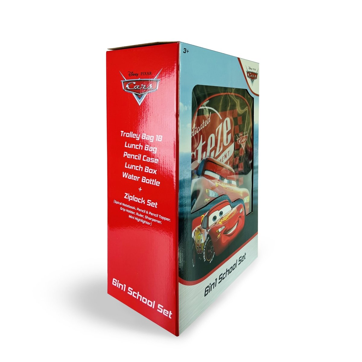 Disney Cars Black Wind 18" 6in1 Trolley Box Set - Premium for Kids in Qatar | Toysaro.com