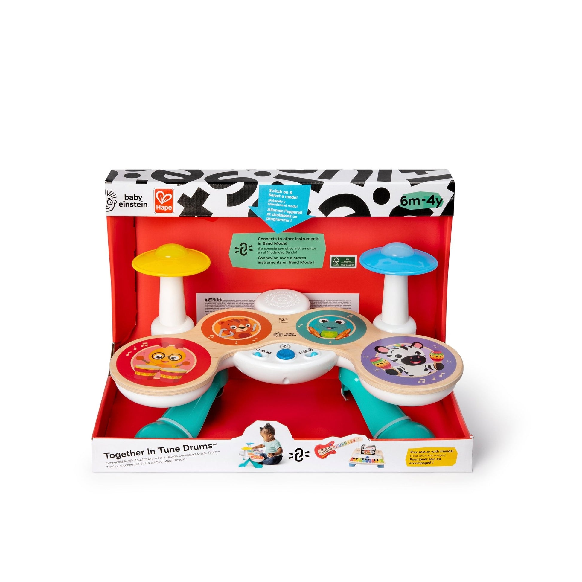 Baby Einstein Together in Tune Drums Connected Magic Touch Drum Set - Premium for Kids in Qatar | Toysaro.com