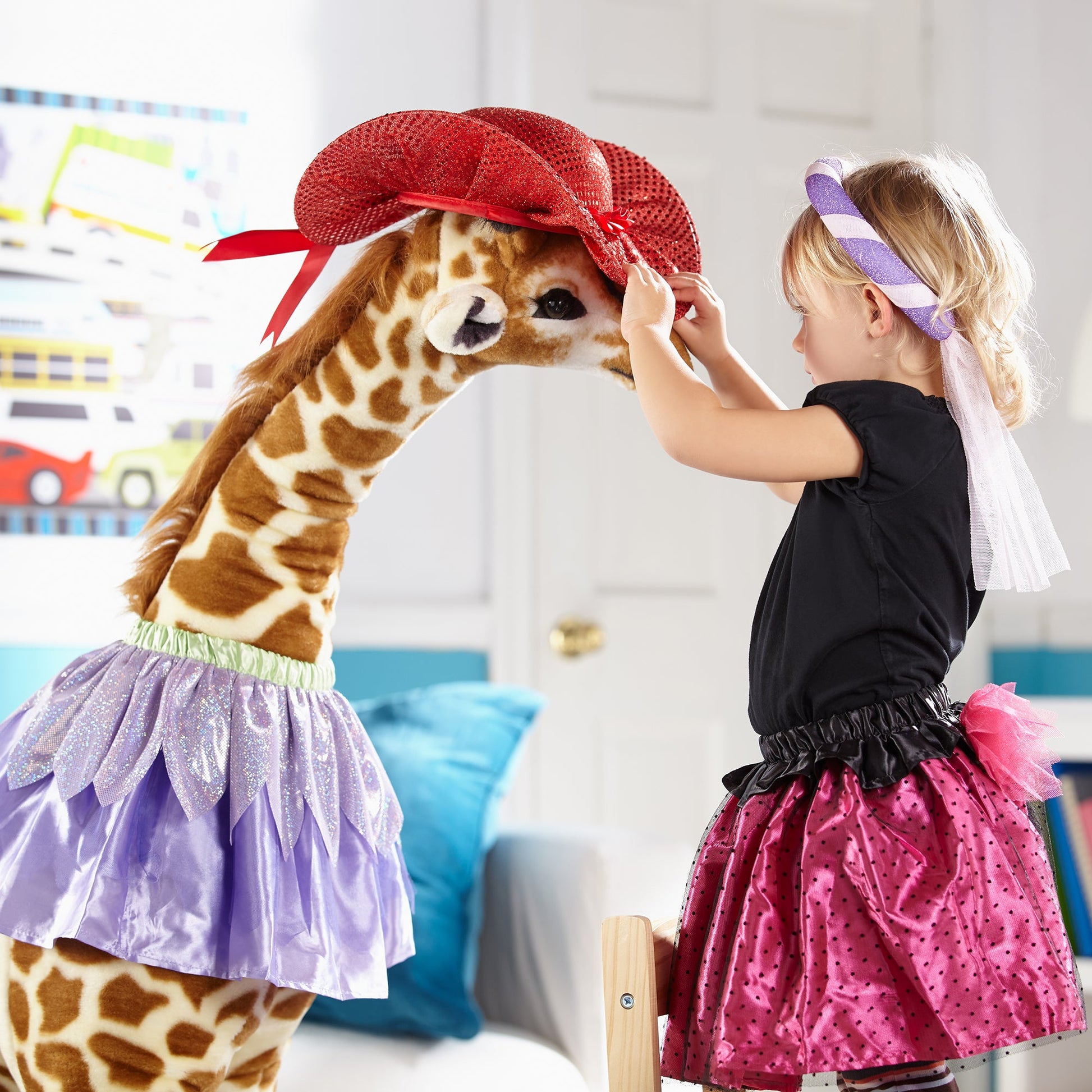 Melissa and Doug Giraffe - Plush - Premium for Kids in Qatar | Toysaro.com
