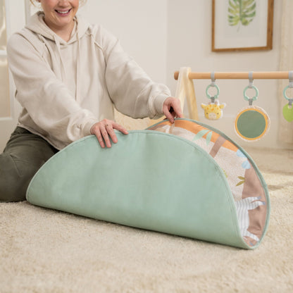 Ingenuity™ Wonder & Wood™ Wooden Toy Arch & Play Mat - Premium for Kids in Qatar | Toysaro.com