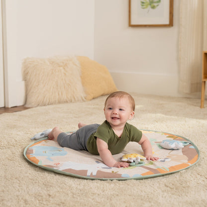 Ingenuity™ Wonder & Wood™ Wooden Toy Arch & Play Mat - Premium for Kids in Qatar | Toysaro.com