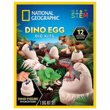 NG DINOSAUR EGG DIG KIT - 12 PCS - Premium for Kids in Qatar | Toysaro.com