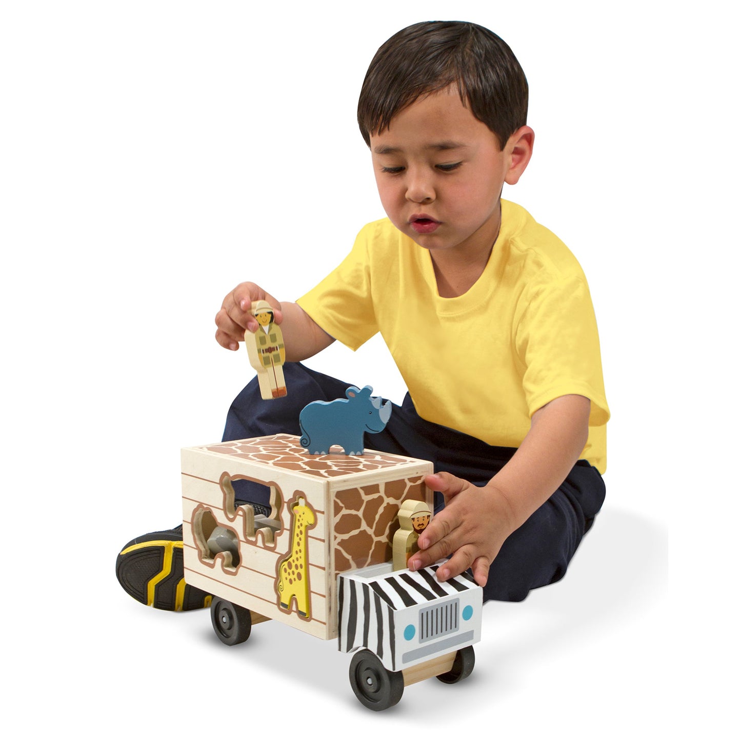 Melissa and Doug Safari Animal Rescue Truck - Premium for Kids in Qatar | Toysaro.com