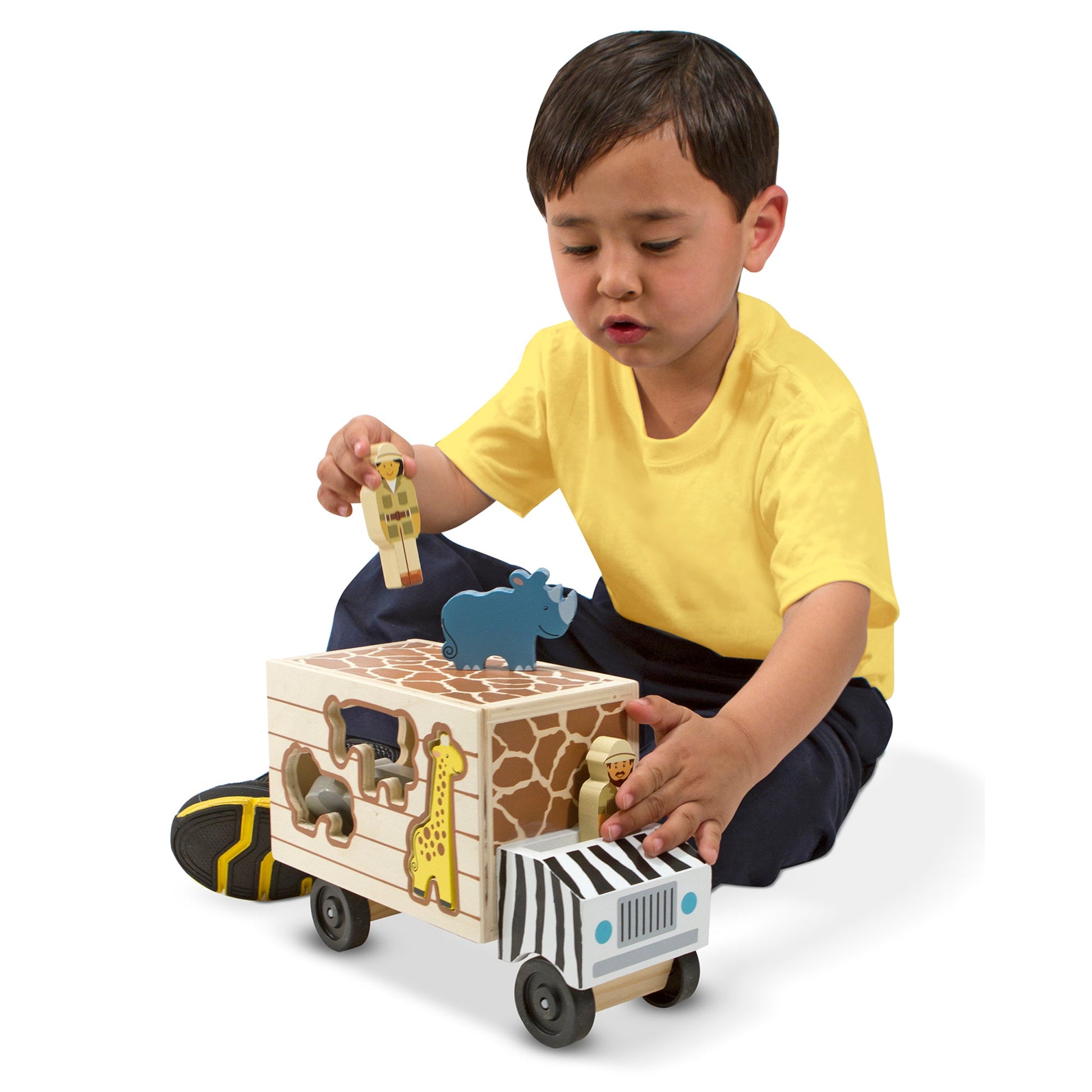 Melissa and Doug Safari Animal Rescue Truck - Premium for Kids in Qatar | Toysaro.com