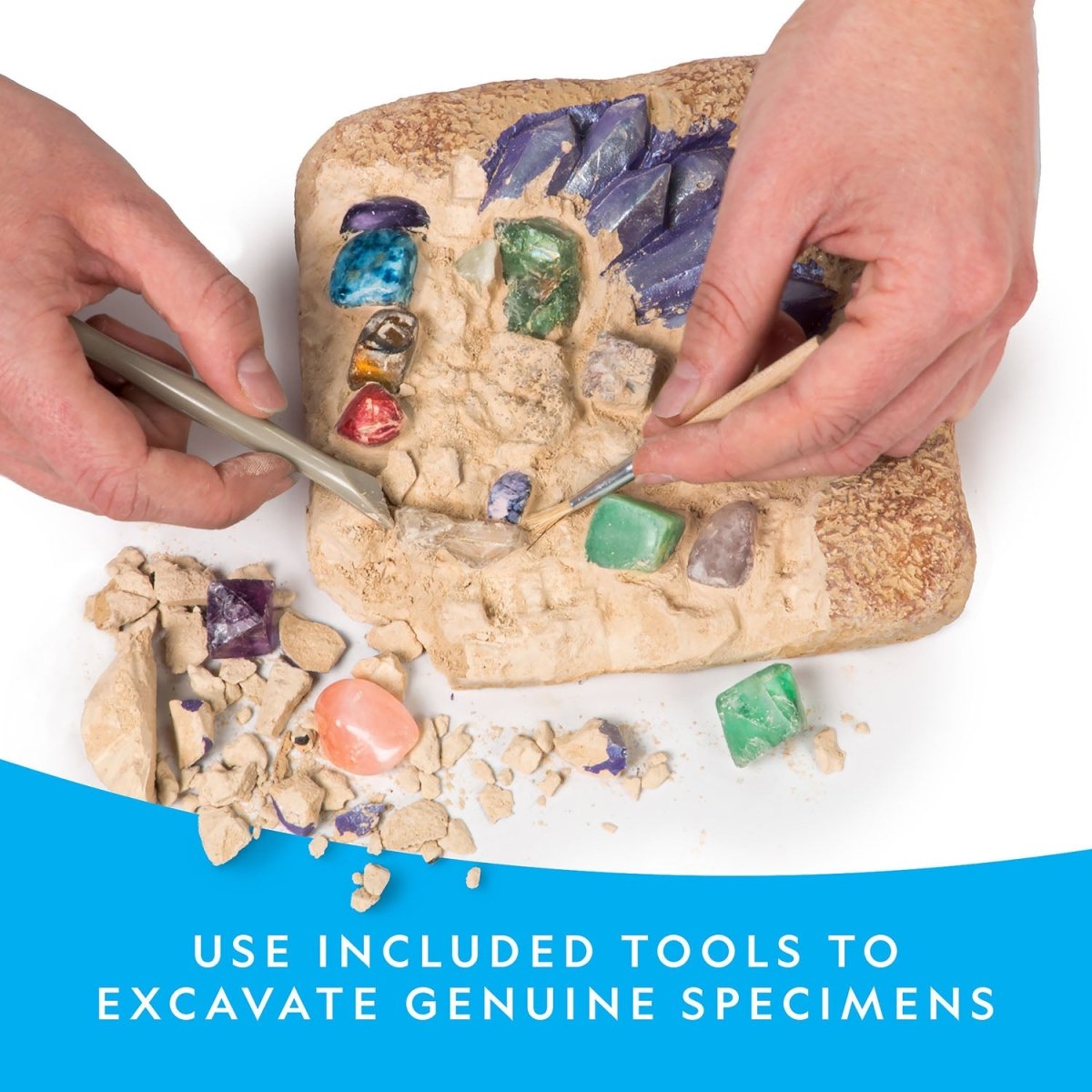 NG MEGA GEMSTONE DIG KIT - Premium for Kids in Qatar | Toysaro.com