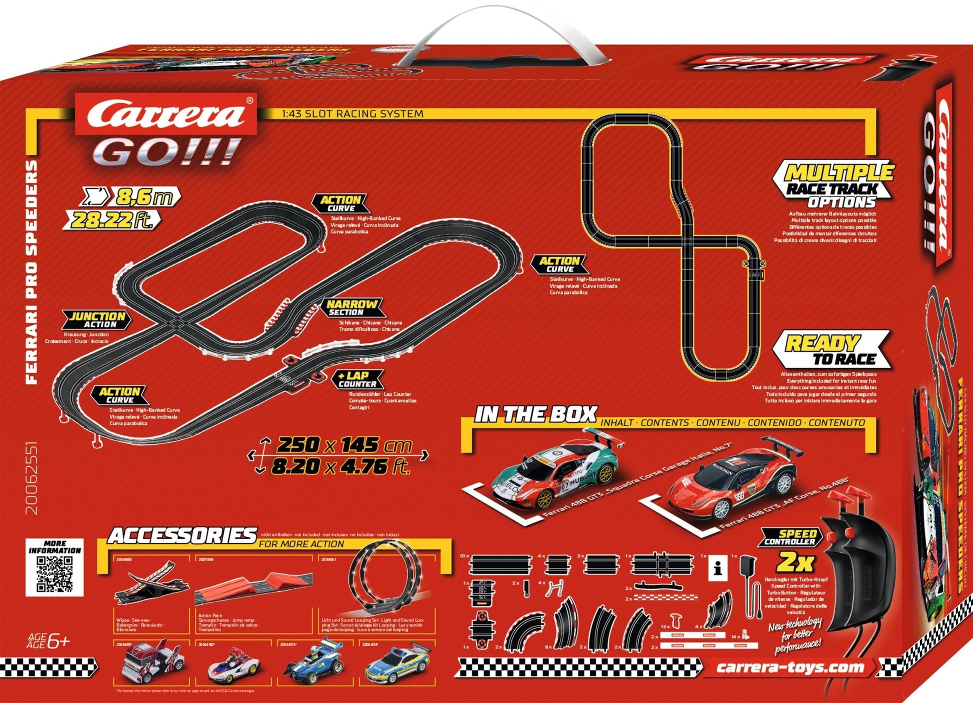 GO! FERRARI PRO SPEEDERS(8.6M) - Premium for Kids in Qatar | Toysaro.com