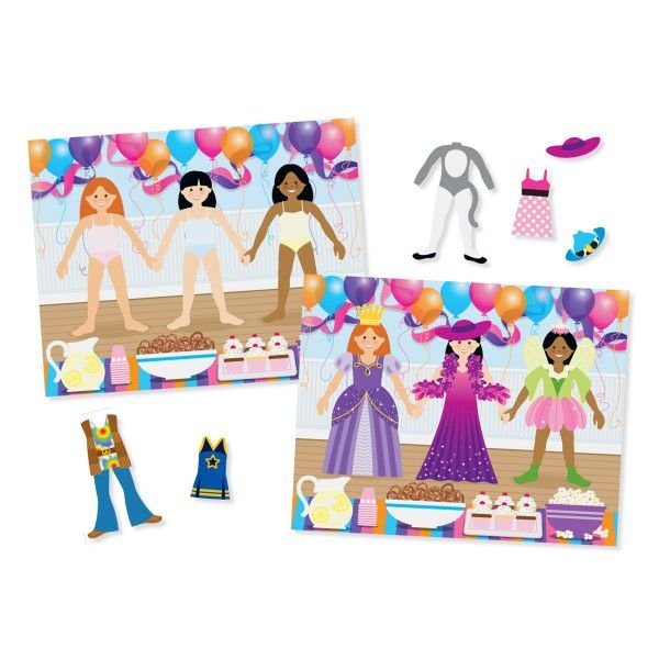 Melissa and Doug Reusable Sticker Pad - Dress Up - Premium for Kids in Qatar | Toysaro.com