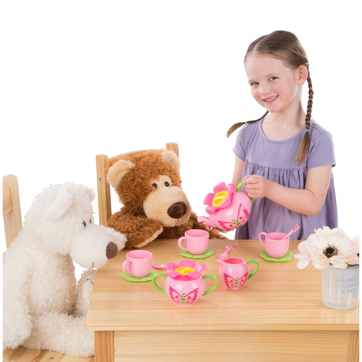 Melissa and Doug Bella Butterfly Tea Set - Premium for Kids in Qatar | Toysaro.com