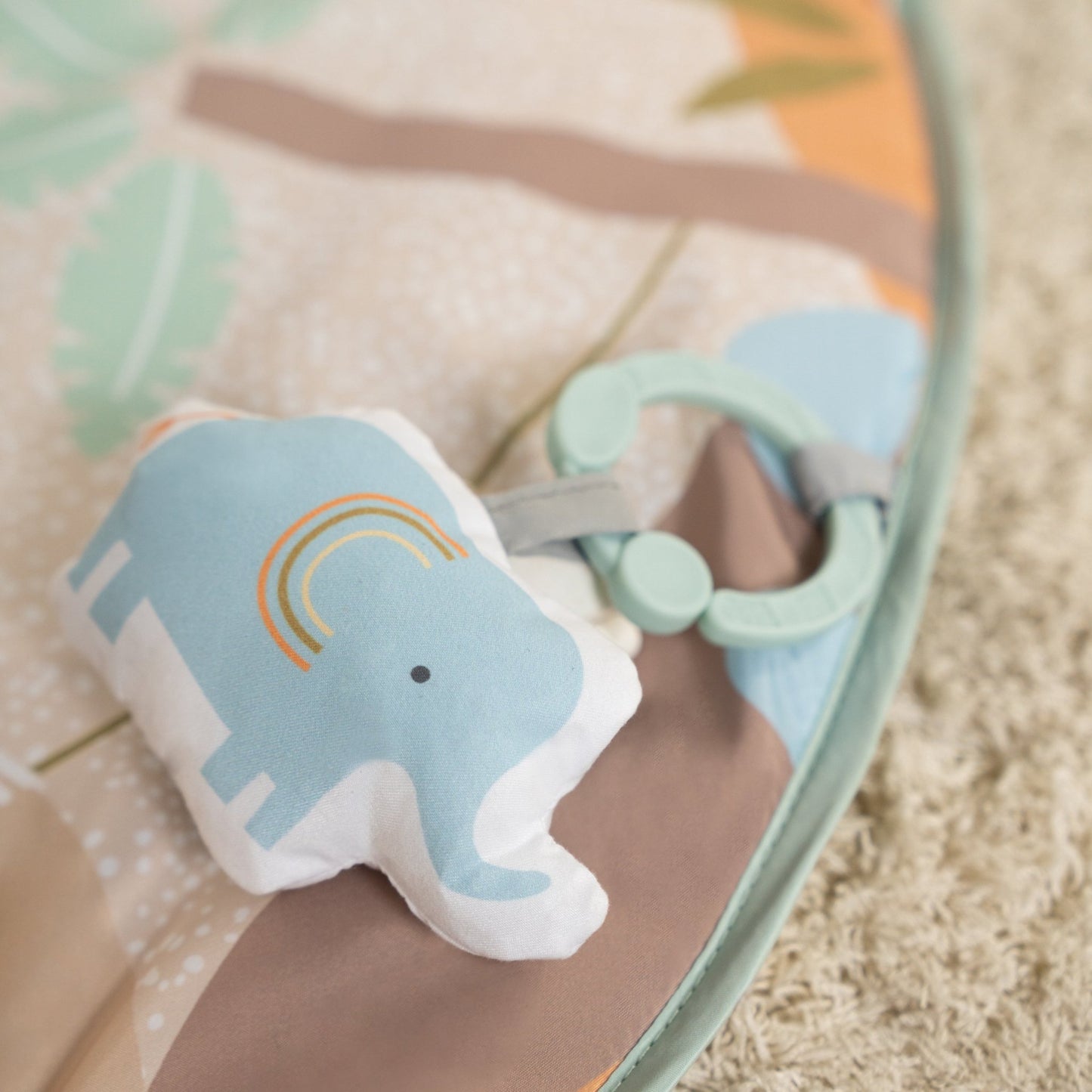 Ingenuity™ Wonder & Wood™ Wooden Toy Arch & Play Mat - Premium for Kids in Qatar | Toysaro.com