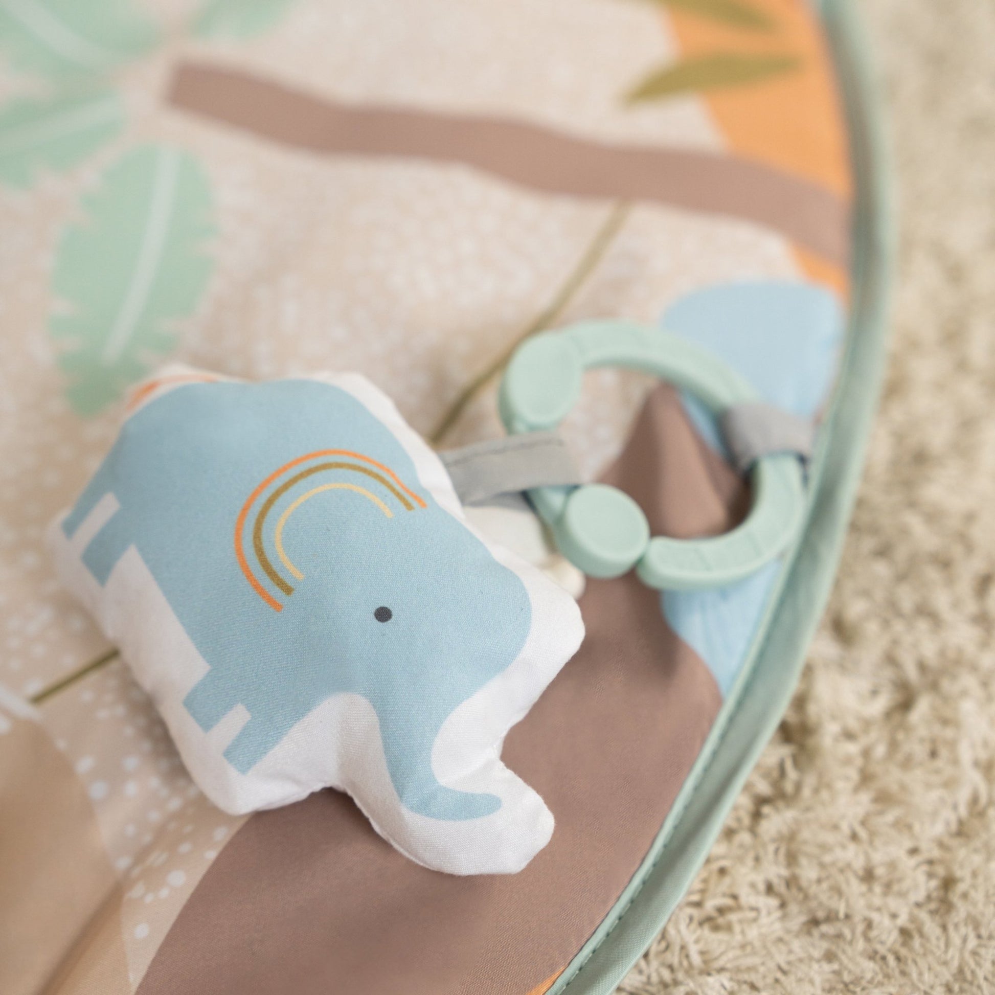 Ingenuity™ Wonder & Wood™ Wooden Toy Arch & Play Mat - Premium for Kids in Qatar | Toysaro.com