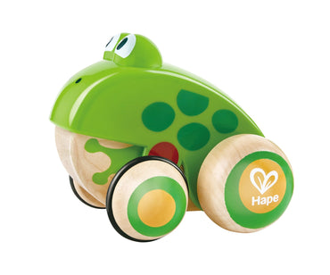 Hape Wooden Frog - Themed Push and Pull - Along Toy - Premium for Kids in Qatar | Toysaro.com