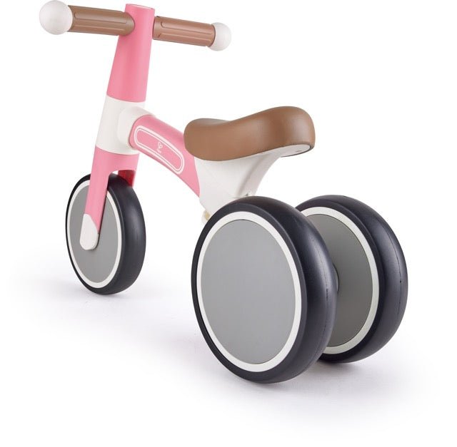 Hape Toddler Ride On Balance Bike| Adjustable and Lightweight No - Pedal Training Bike | with Silent Non - Marking Wheels | Light Pink, for Toddlers 12 Months+ - Premium for Kids in Qatar | Toysaro.com