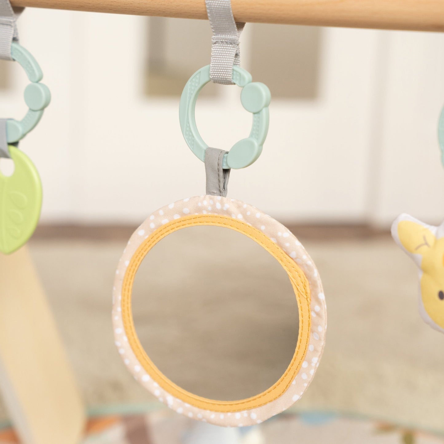 Ingenuity™ Wonder & Wood™ Wooden Toy Arch & Play Mat - Premium for Kids in Qatar | Toysaro.com