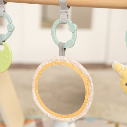 Ingenuity™ Wonder & Wood™ Wooden Toy Arch & Play Mat - Premium for Kids in Qatar | Toysaro.com