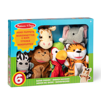 Melissa and Doug Safari Puppet Set (6 Pc) - Premium for Kids in Qatar | Toysaro.com